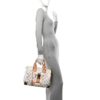 Louis Vuitton Monogram Multicolor Speedy 30 White 2 of 15