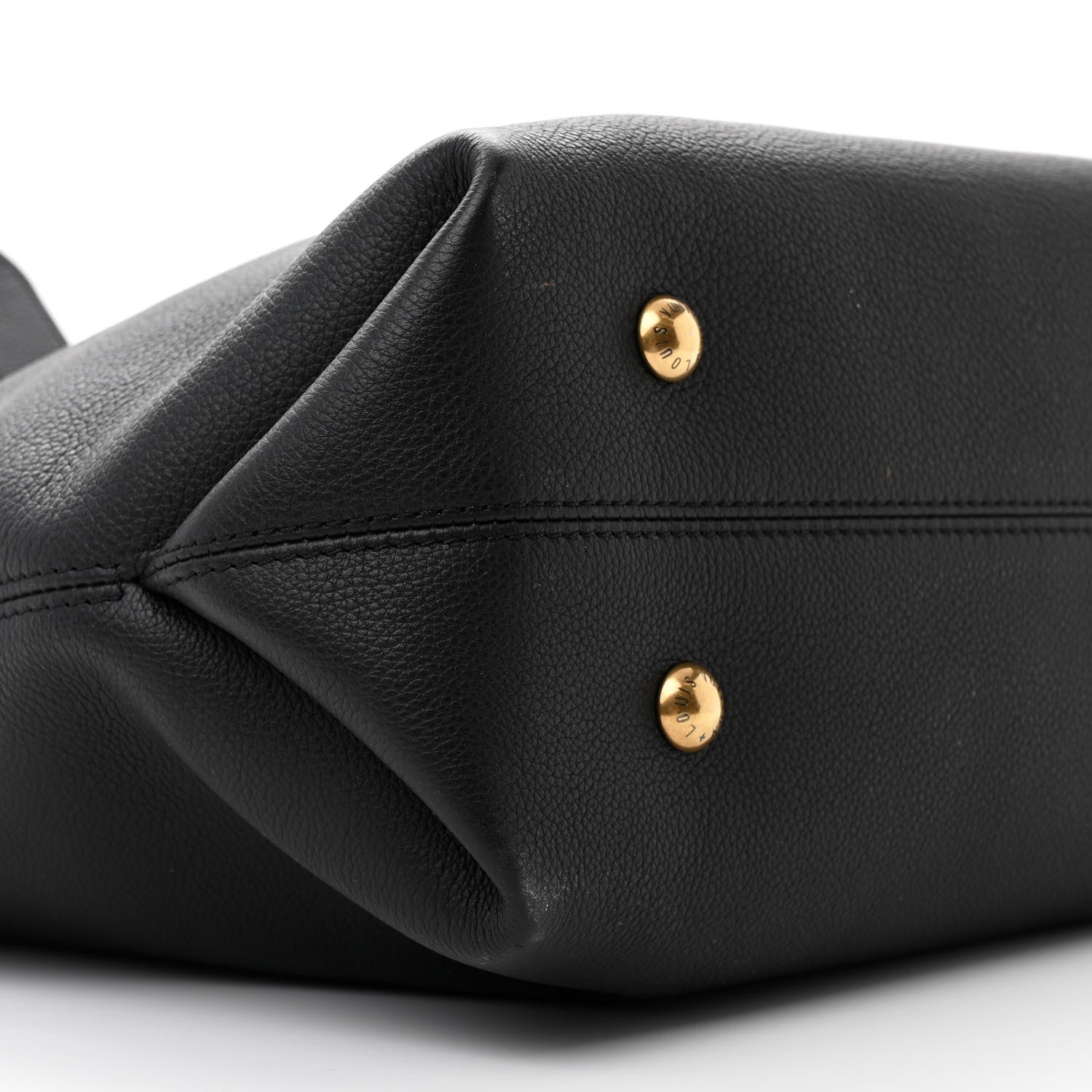 Louis Vuitton Grained Calfskin Low Key Cabas MM Black 10 of 12