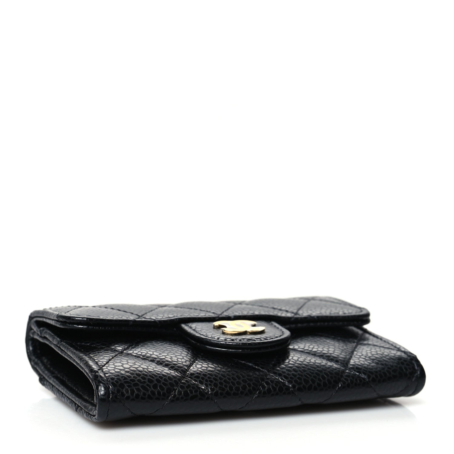 Chanel Caviar Quilted Flap Card Holder Black 4 of 11