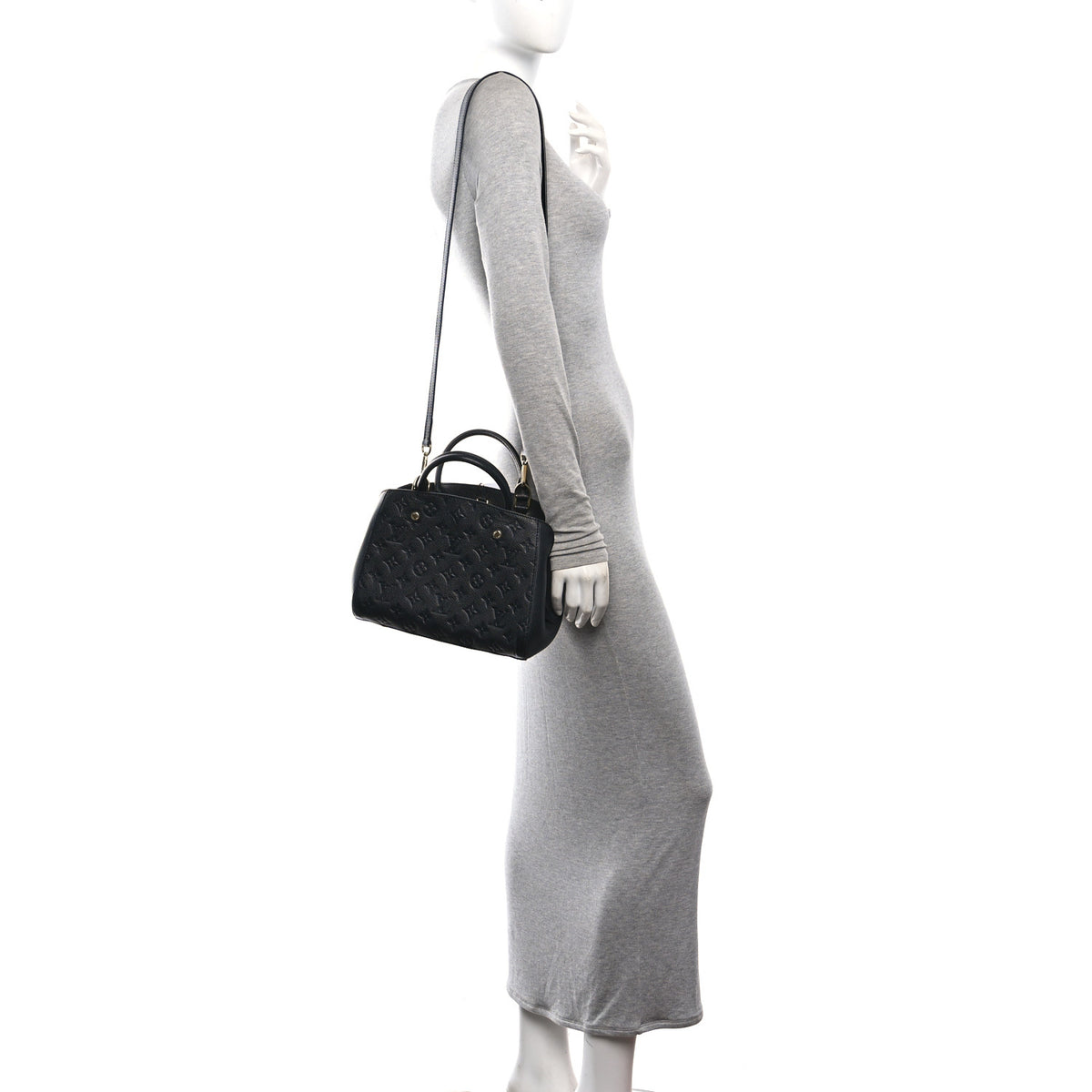 Louis Vuitton Empreinte Montaigne BB Black 2 of 11