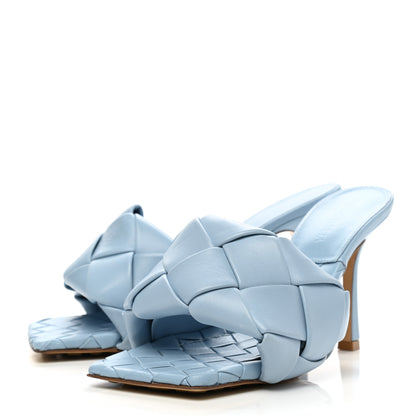 Bottega Veneta Nappa Maxi Intrecciato Lido Mule Sandals 36 Ice 3 of 7