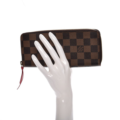 Louis Vuitton Damier Ebene Clemence Wallet 2 of 7
