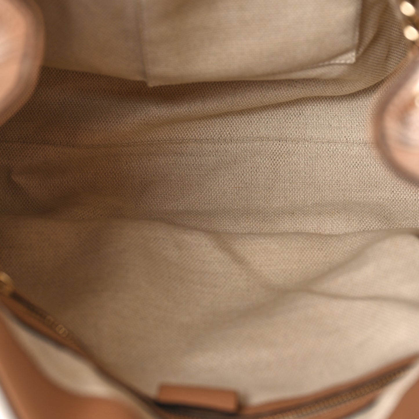 Pebbled Calfskin Medium Soho Chain Shoulder Bag Camelia