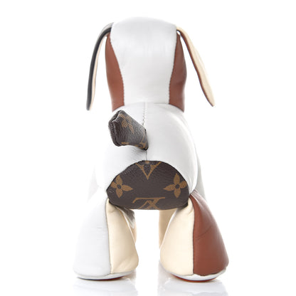 Louis Vuitton Calfskin Monogram Doudou Oscar Dog Beige 5 of 11