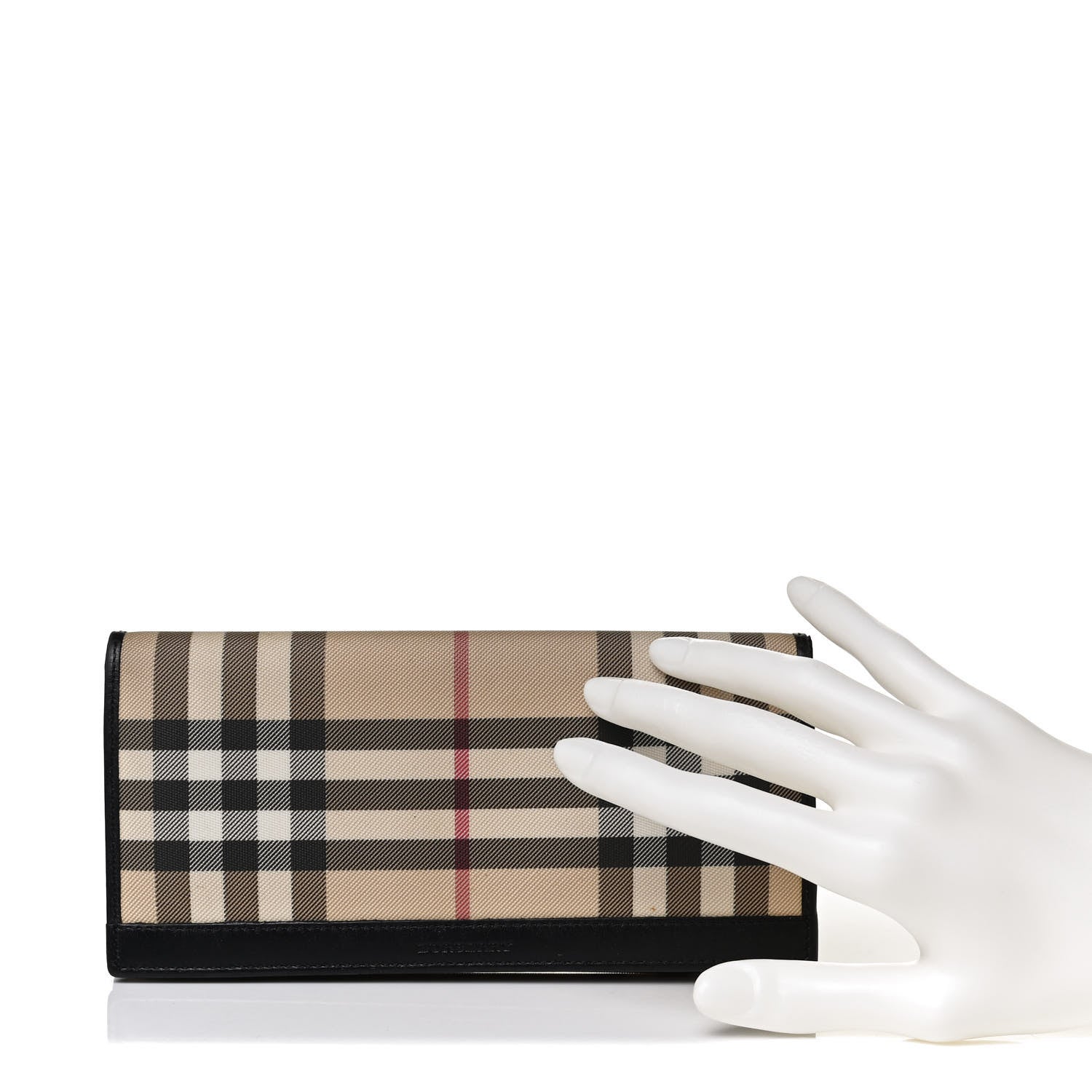 Burberry House Check Continental Wallet Black 2 of 12