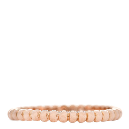 Van Cleef & Arpels 18K Rose Gold Small Perlee Ring 53 6.25 1 of 5
