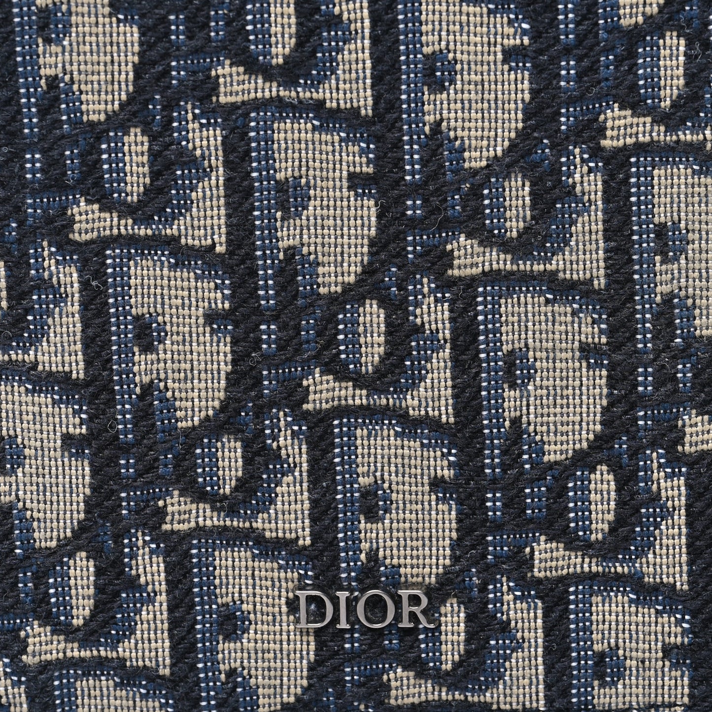 Oblique Bi-Fold Wallet Blue