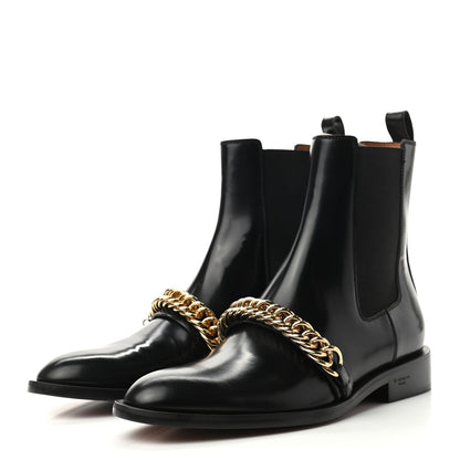 Givenchy Calfskin Chain Chelsea Boots 39 Black 3 of 8