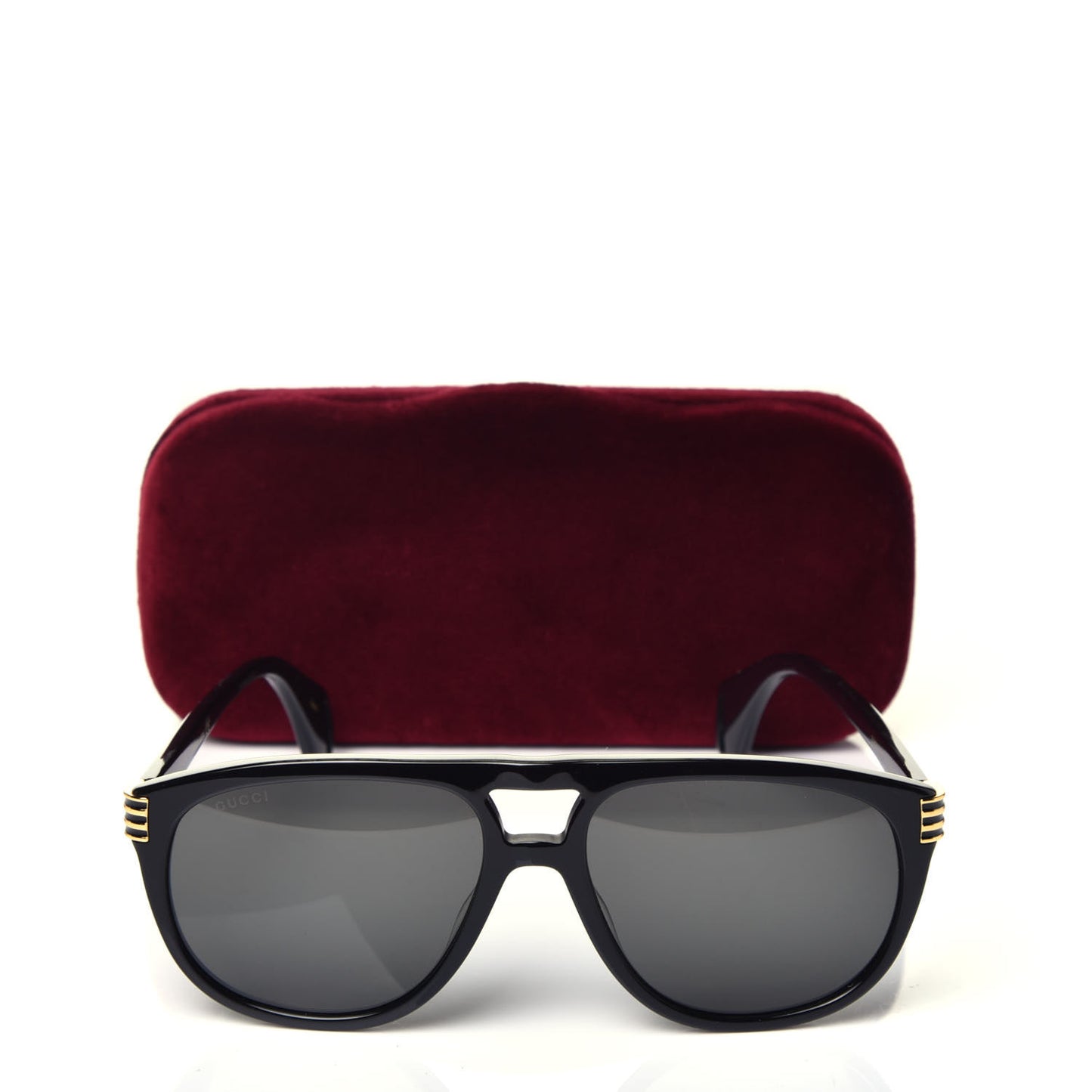 Acetate Aviator Sunglasses GG0525S Black