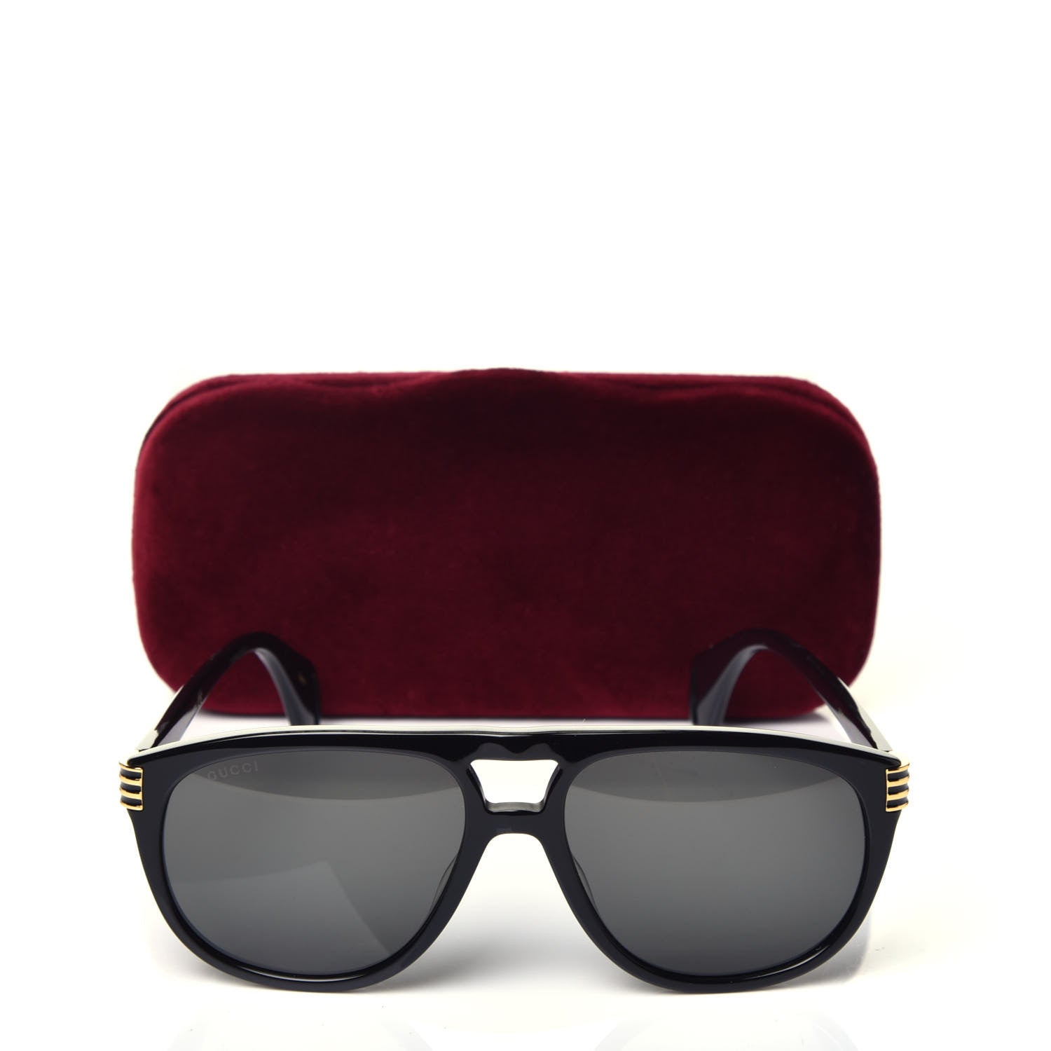Gucci Acetate Aviator Sunglasses GG0525S Black 7 of 7