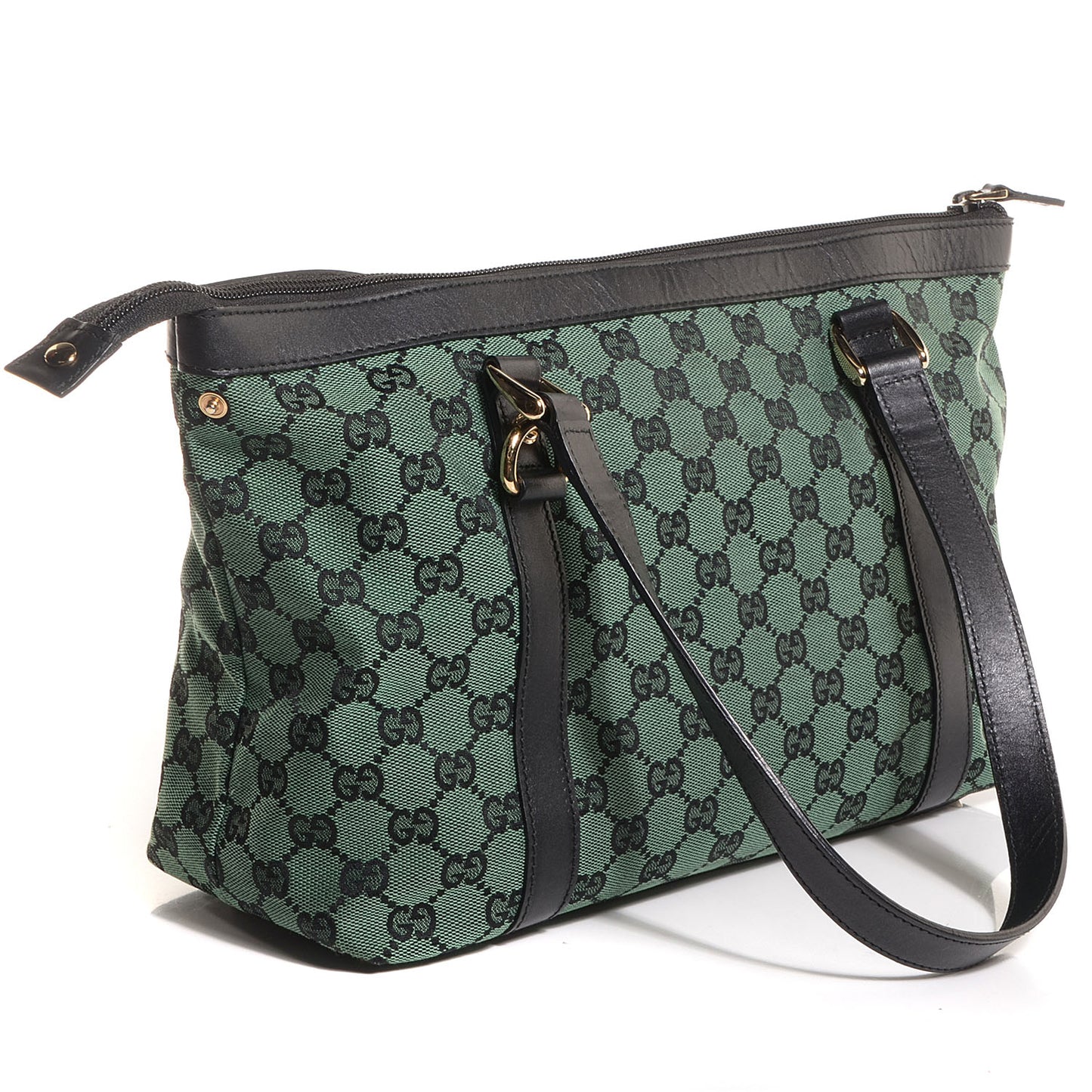 Monogram Medium Abbey Tote Green