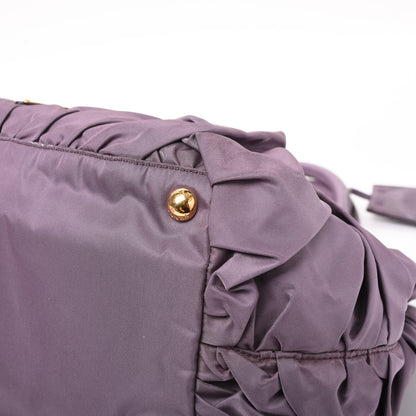 Prada Tessuto Nylon Origami Pleated Tote 8 of 11