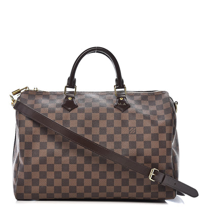 Louis Vuitton Damier Ebene Speedy Bandouliere 35 1 of 12