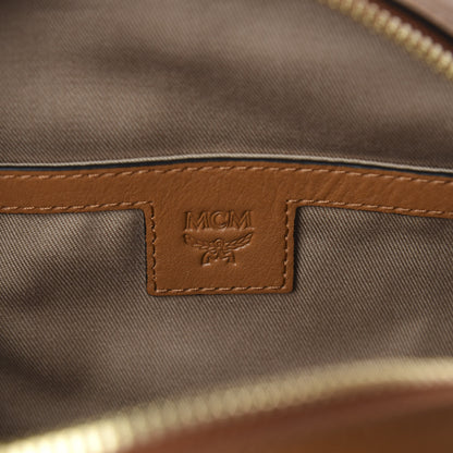 MCM Visetos Mini Essential Crossbody Cognac 7 of 8
