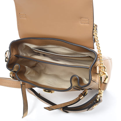 Chloe Metallic Calfskin Mini Faye Day Shoulder Bag Gold 6 of 11