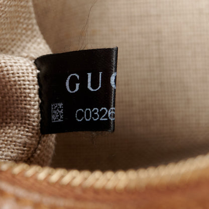 Gucci Monogram Mini Bree Messenger Bag Beige Tabacco 8 of 11