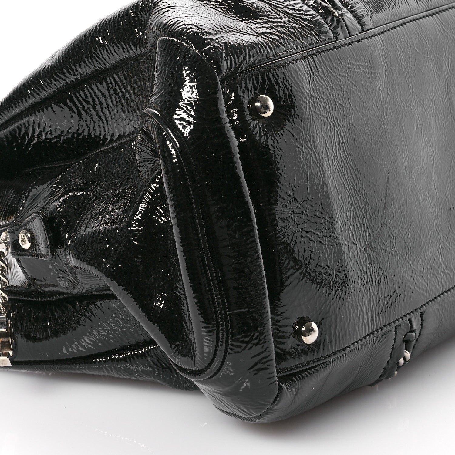 Chanel Patent Calfskin Large Luxe Ligne Tote Black 9 of 13