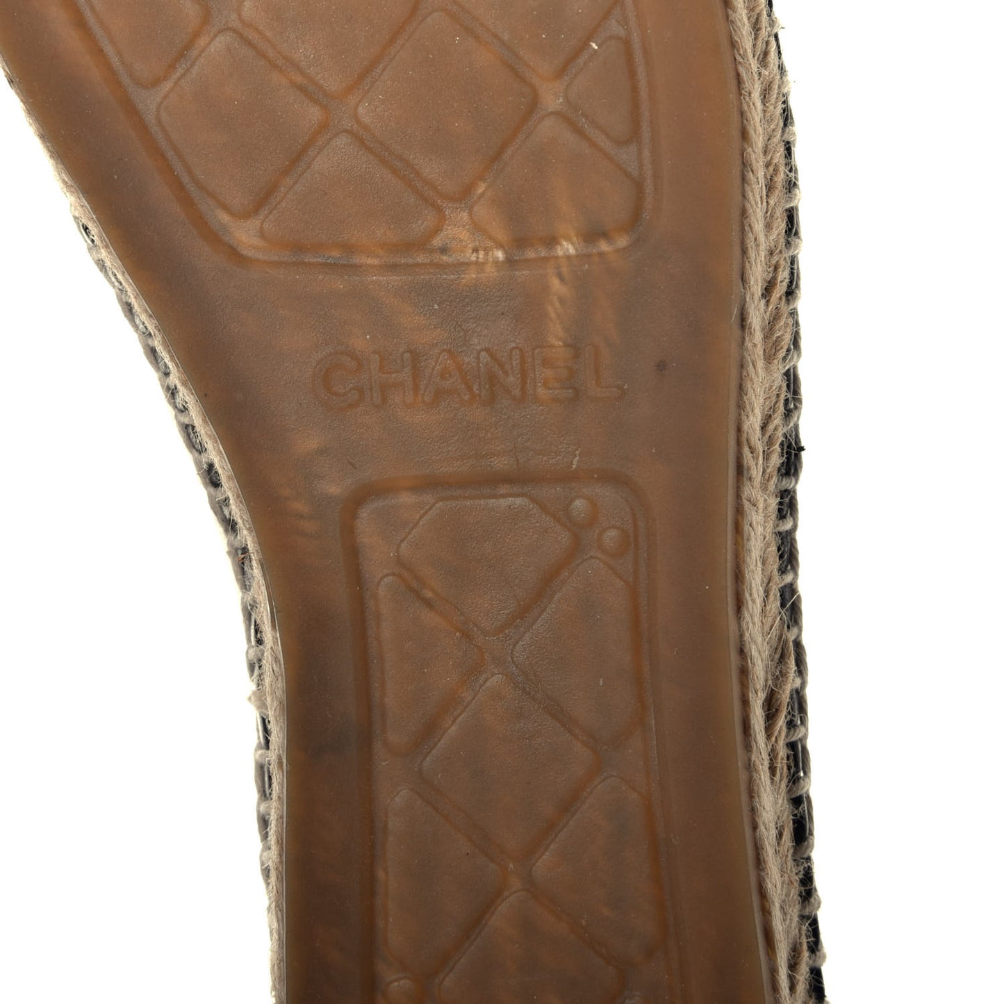 Lambskin CC Espadrilles 40 Black