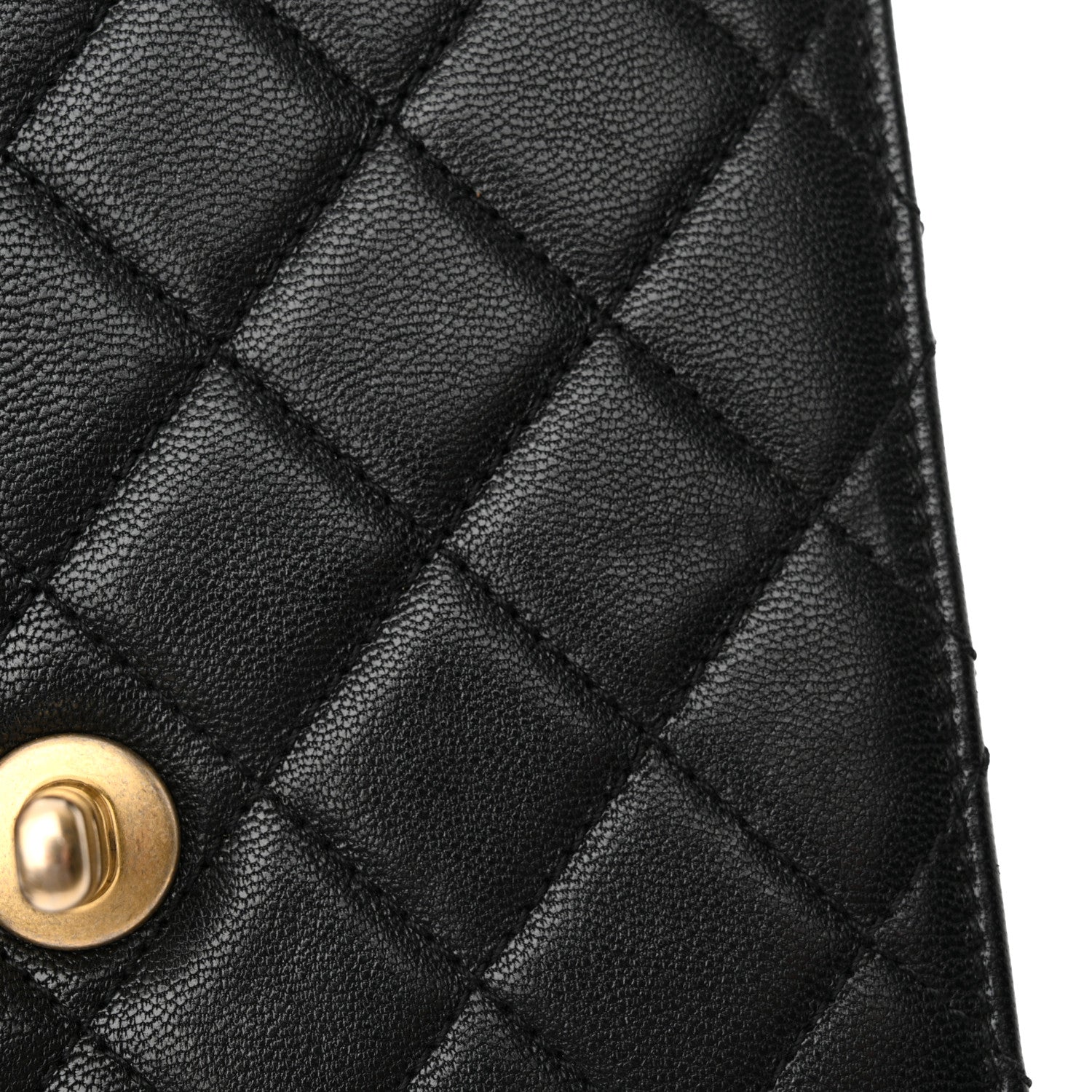 Chanel Lambskin Quilted Chic Pearls Flap Black 12 of 13