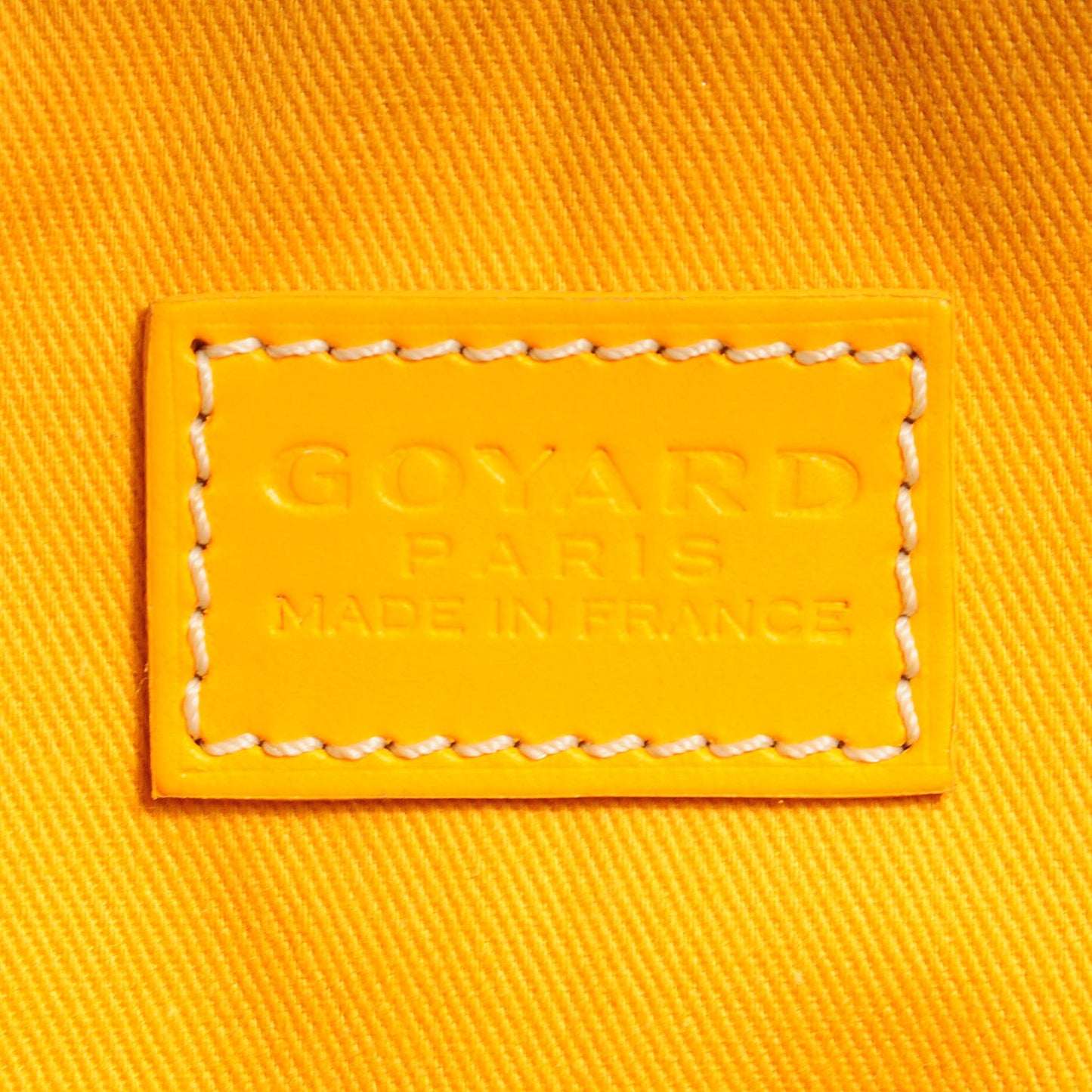 Goyardine Steamer Bag Yellow