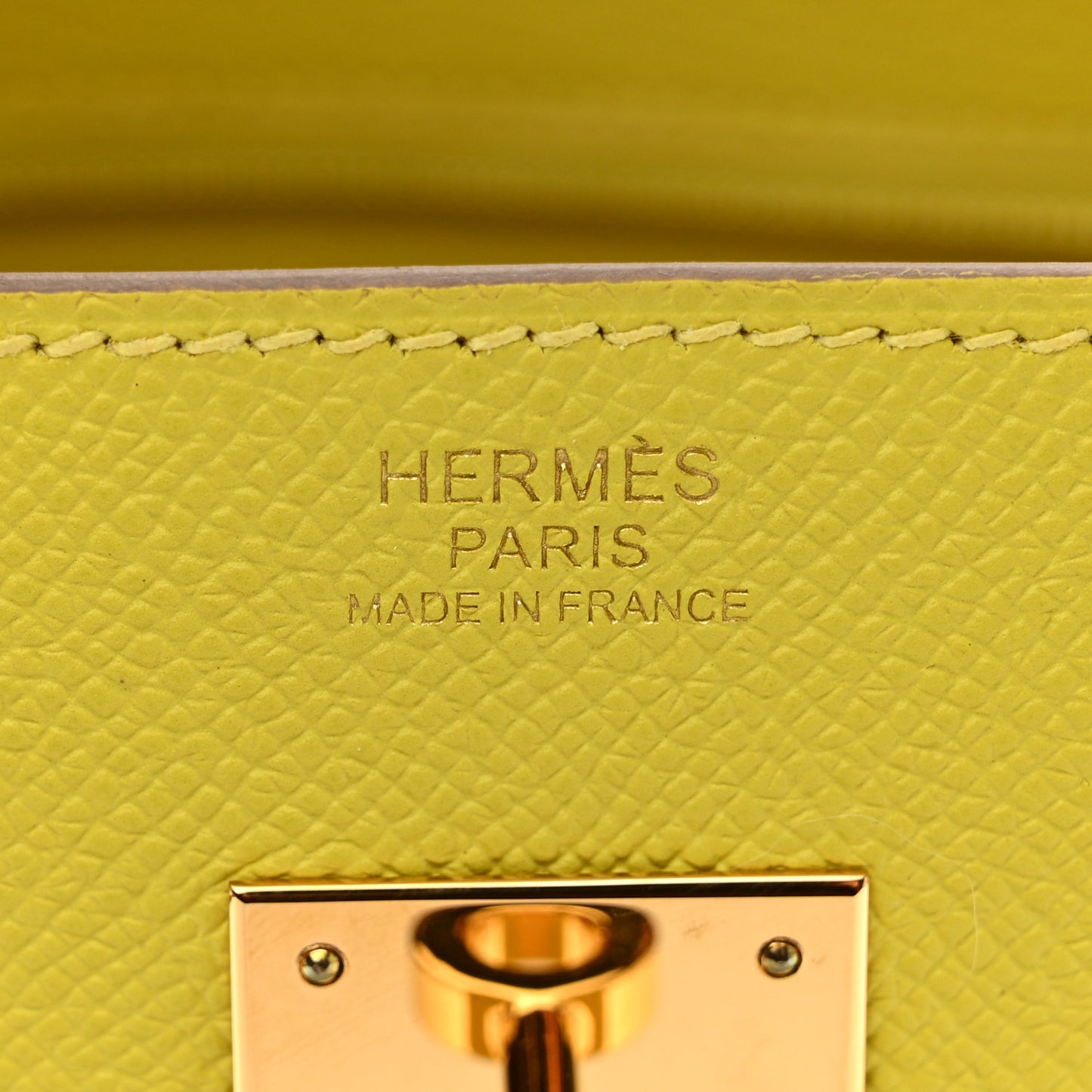 Epsom Birkin 30 Lime