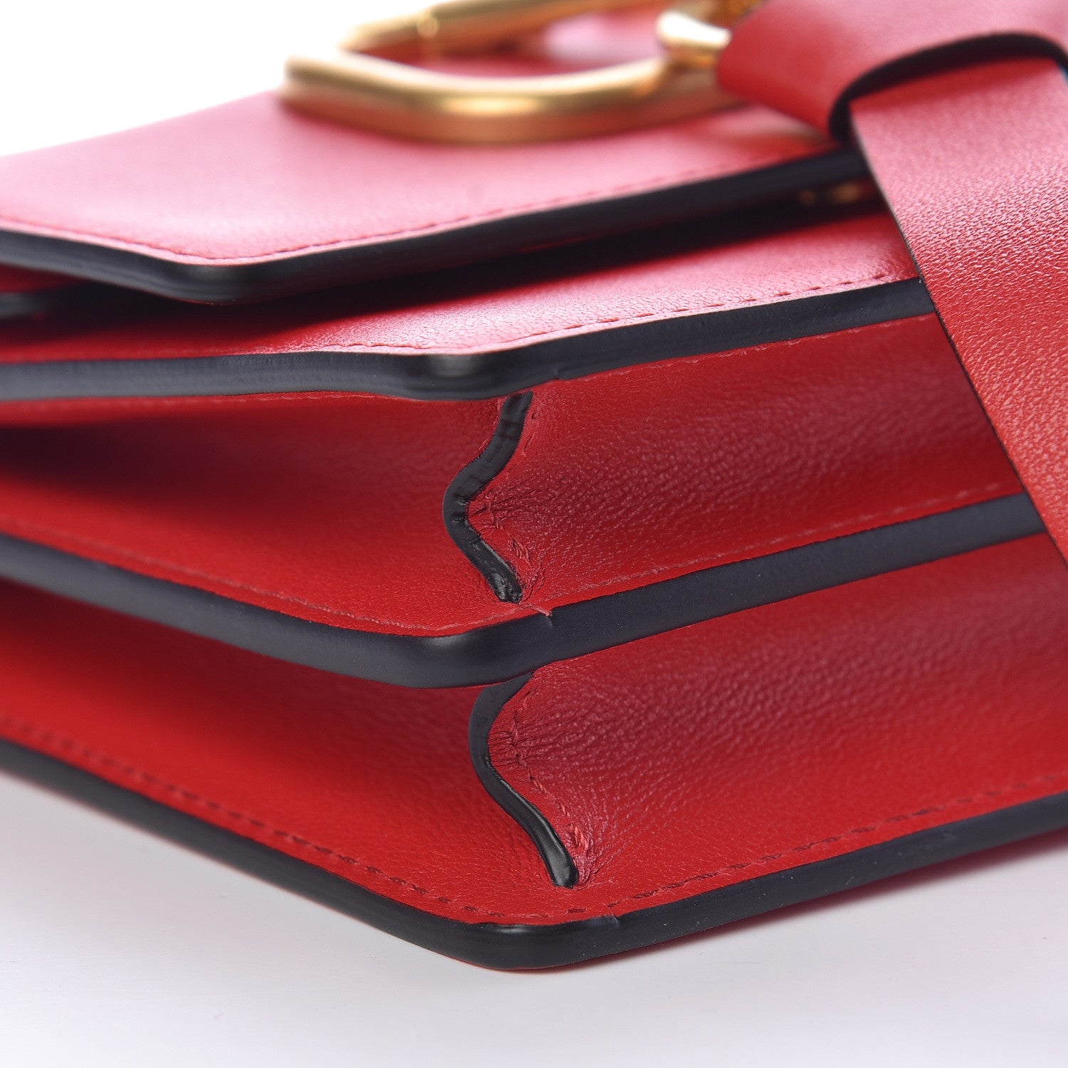 Valentino Garavani Smooth Calfskin Mini Vring Crossbody Bag Rouge Pur 8 of 11