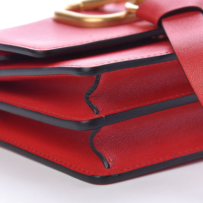 Valentino Garavani Smooth Calfskin Mini Vring Crossbody Bag Rouge Pur 8 of 11