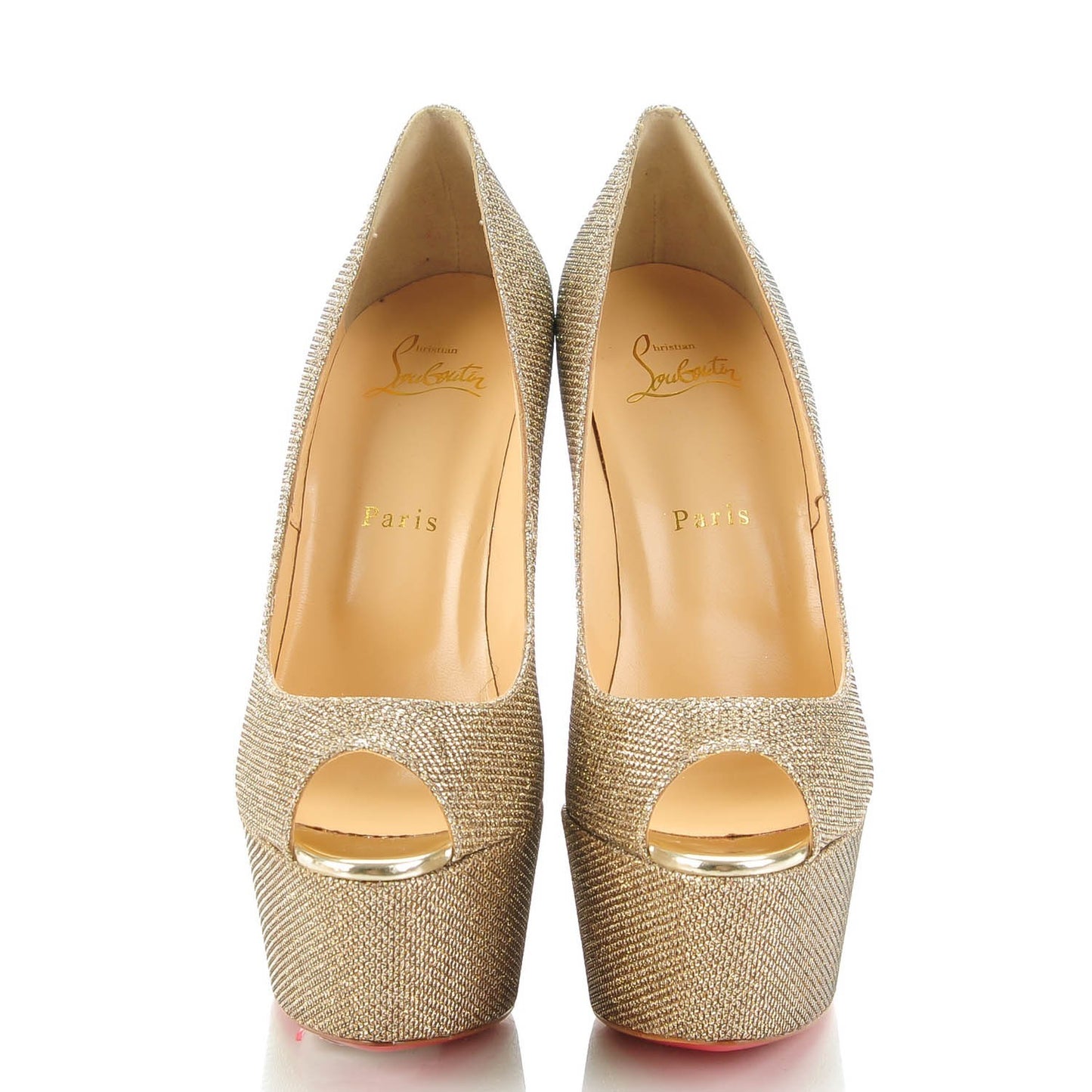 Glitter Fabric Altareva 160 Pumps 39 Gold
