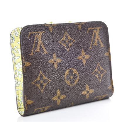 Louis Vuitton Monogram Fleuri Insolite Wallet PM Yellow 4 of 8