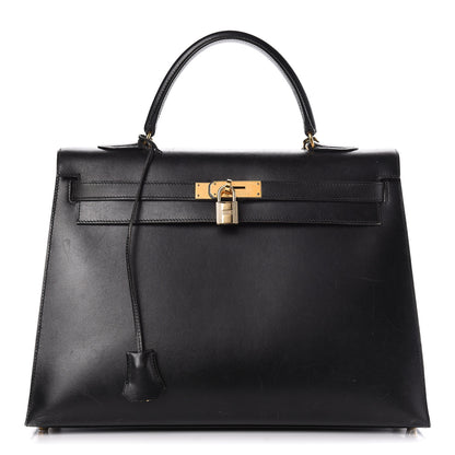 Hermes Box Kelly Sellier 35 Black 1 of 53