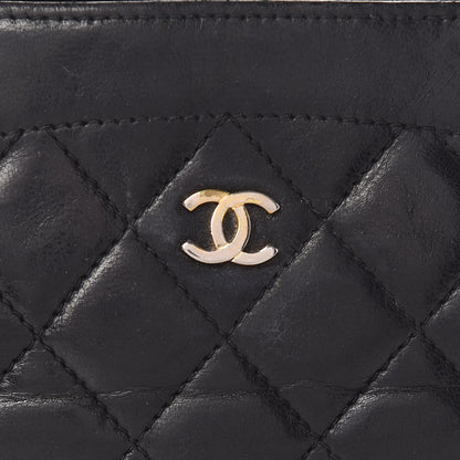 Chanel Lambskin Quilted CC Shoulder Bag Black 7 of 15