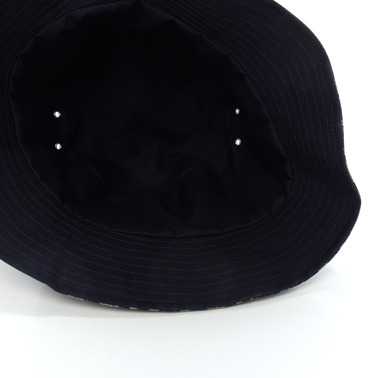 Christian Dior Oblique Reversible Teddy-D Brim Bucket Hat 57 Blue 4 of 6