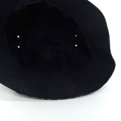 Christian Dior Oblique Reversible Teddy-D Brim Bucket Hat 57 Blue 4 of 6