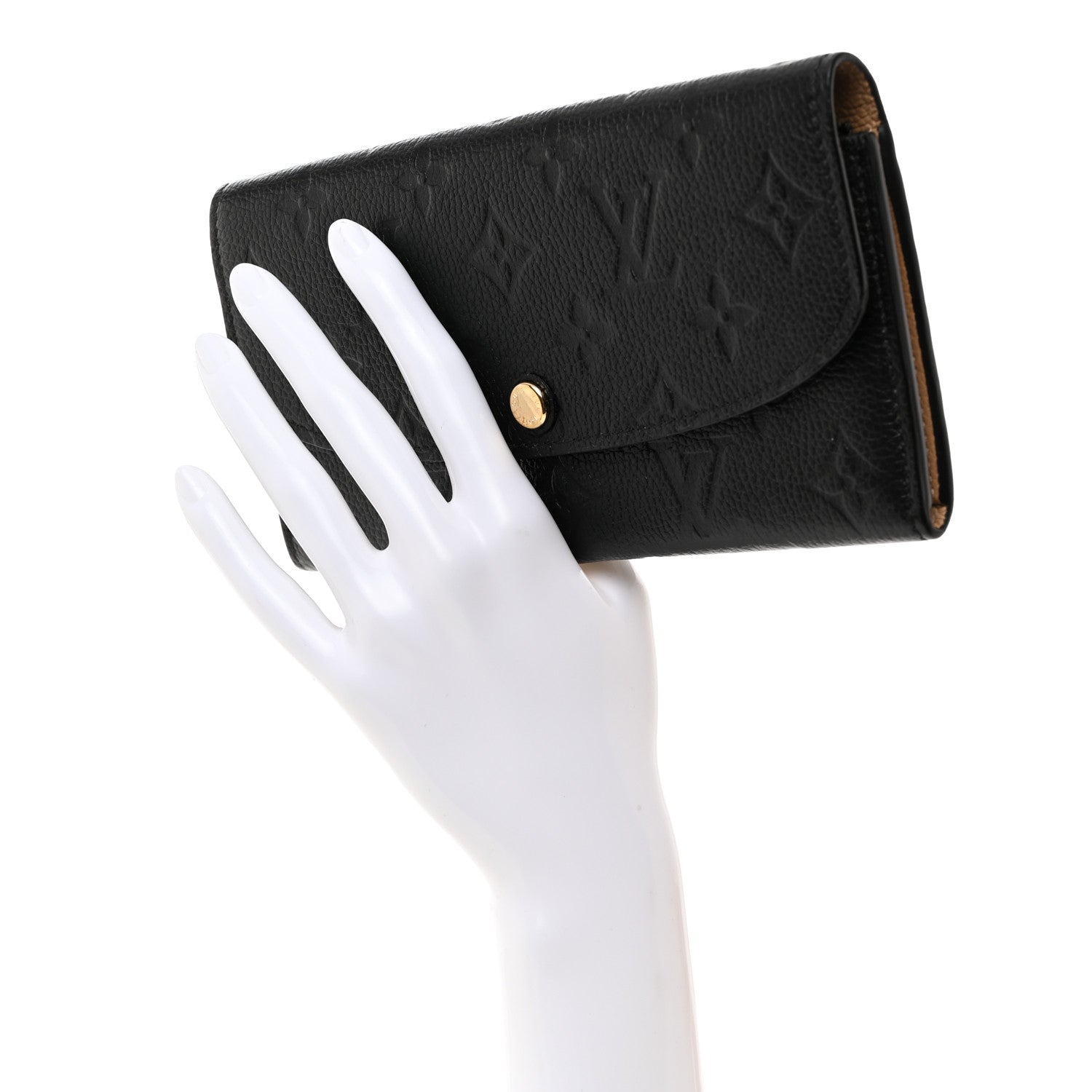 Louis Vuitton LOUIS VUITTON Empreinte Emilie Wallet Black Dune 2 of 6