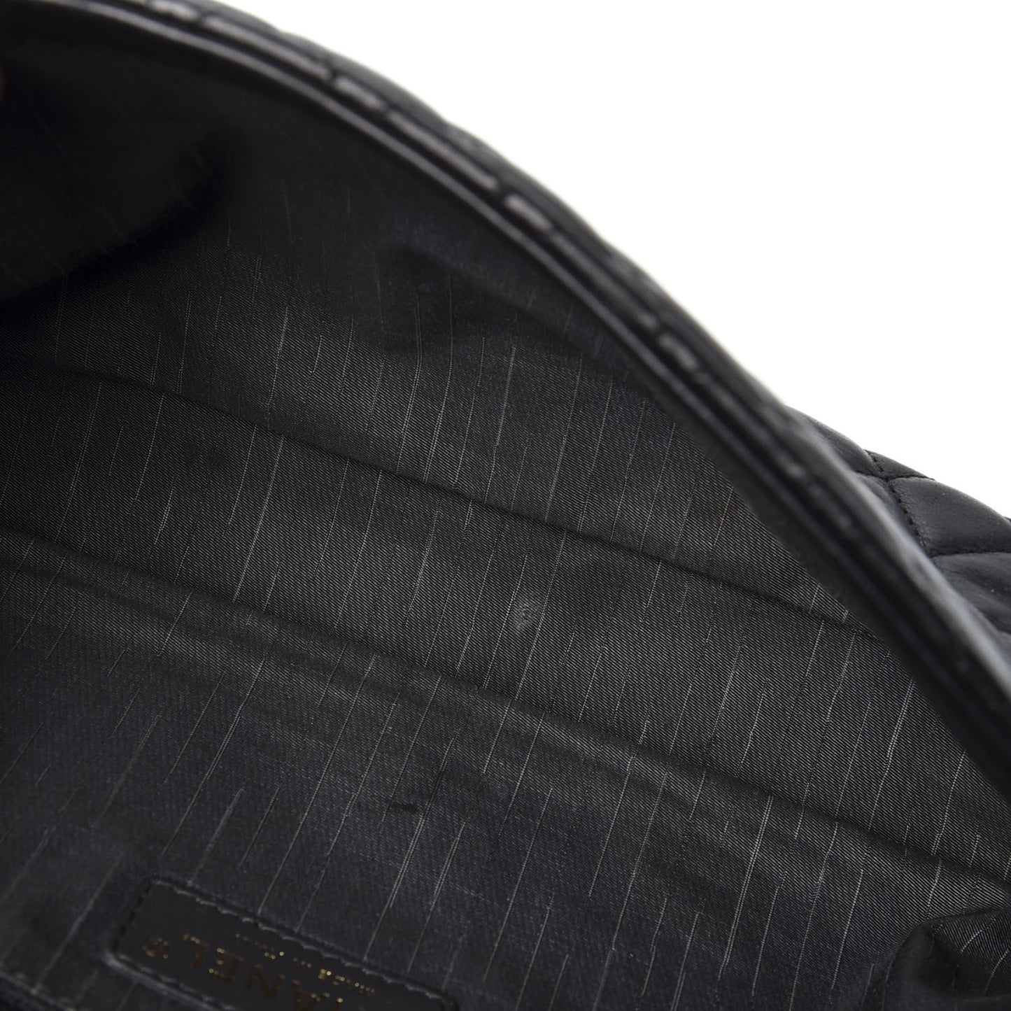 Lambskin Quilted Medium Westminster Pearl Flap Black