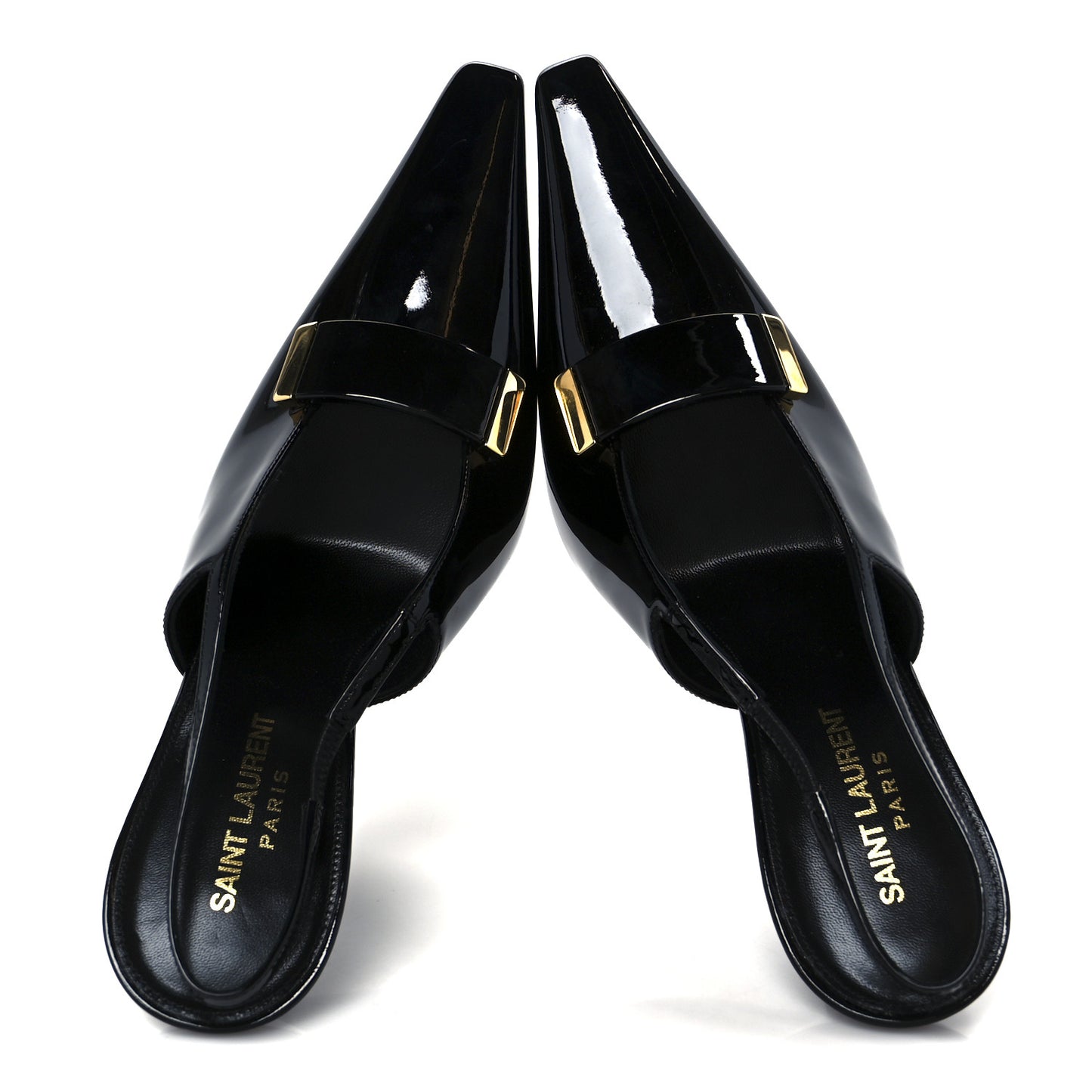 Patent Madame 115mm Slingback Pumps 38.5 Black