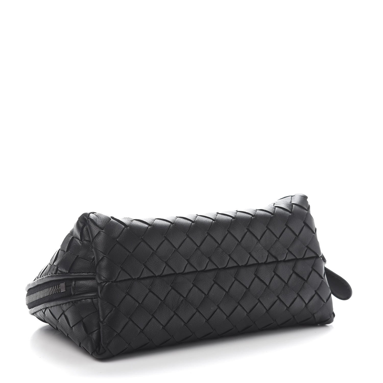 Bottega Veneta Nappa Intrecciato Cosmetic Case Black 4 of 10