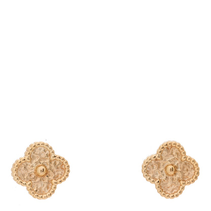 Van Cleef & Arpels 18K Rose Gold Sweet Alhambra Earrings 1 of 5