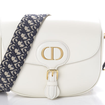 Christian Dior Box Calfskin Large Bobby Flap White 7 of 9