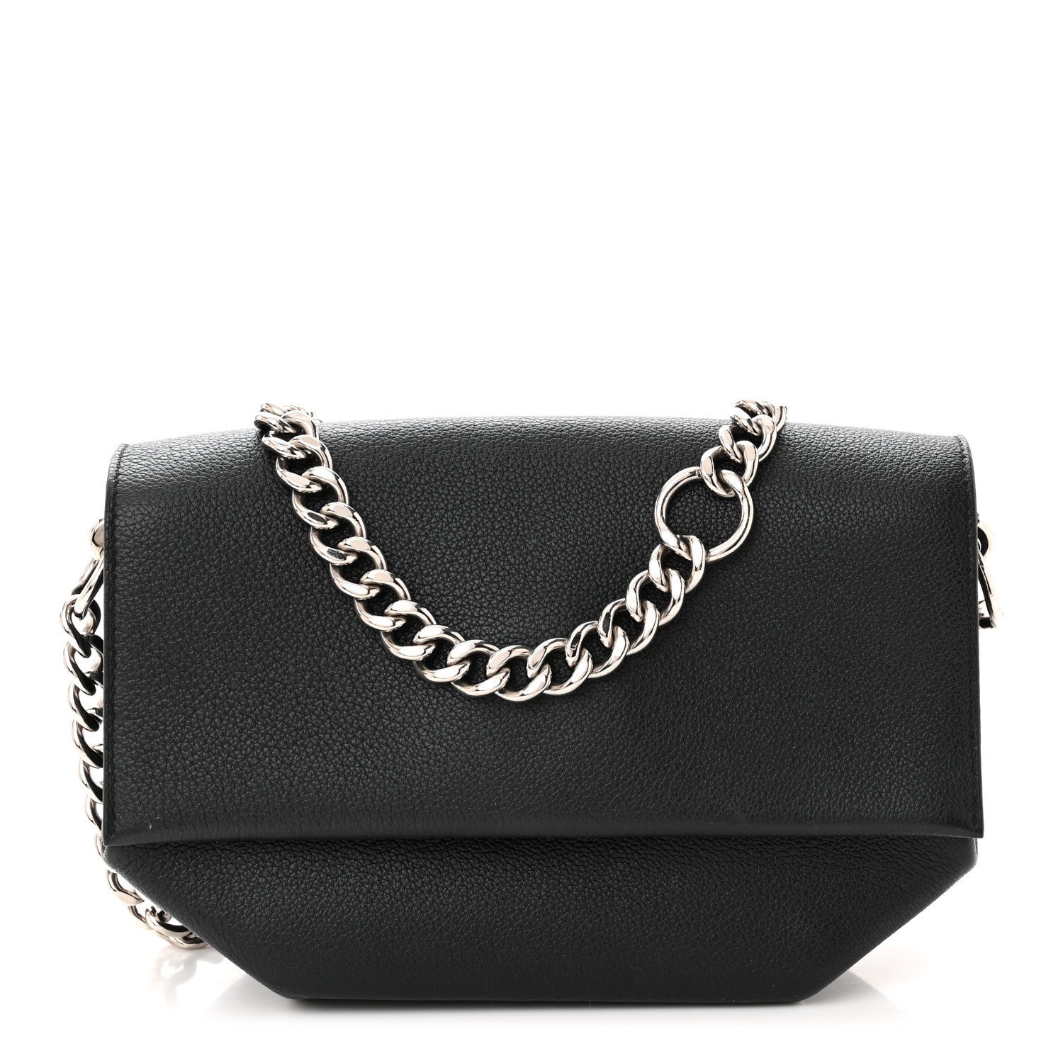 Hermes Taurillon Novillo Chain Opli 24 Black Bleu Encre 1 of 10