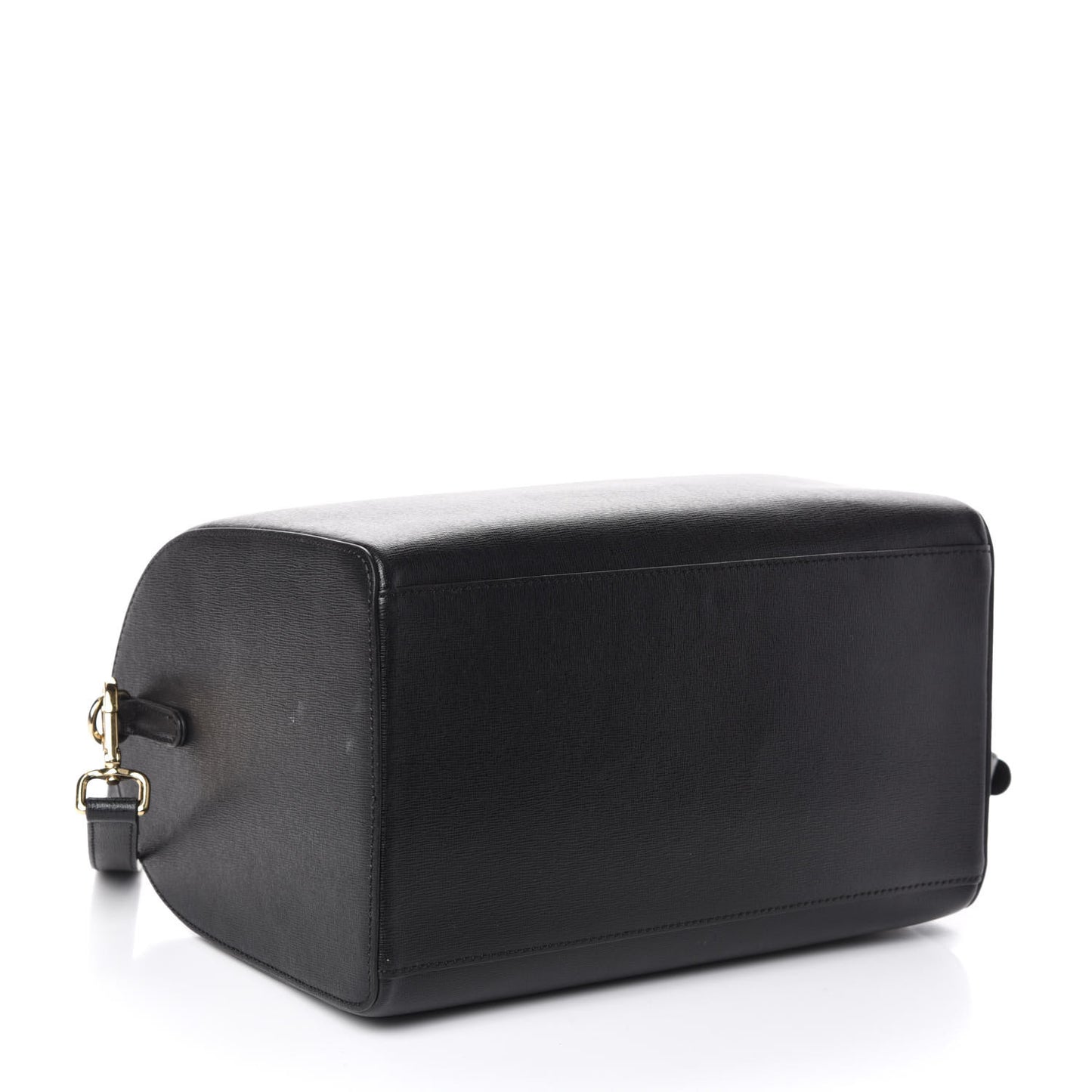 Saffiano Calfskin Palazzo Duffle Bag Black