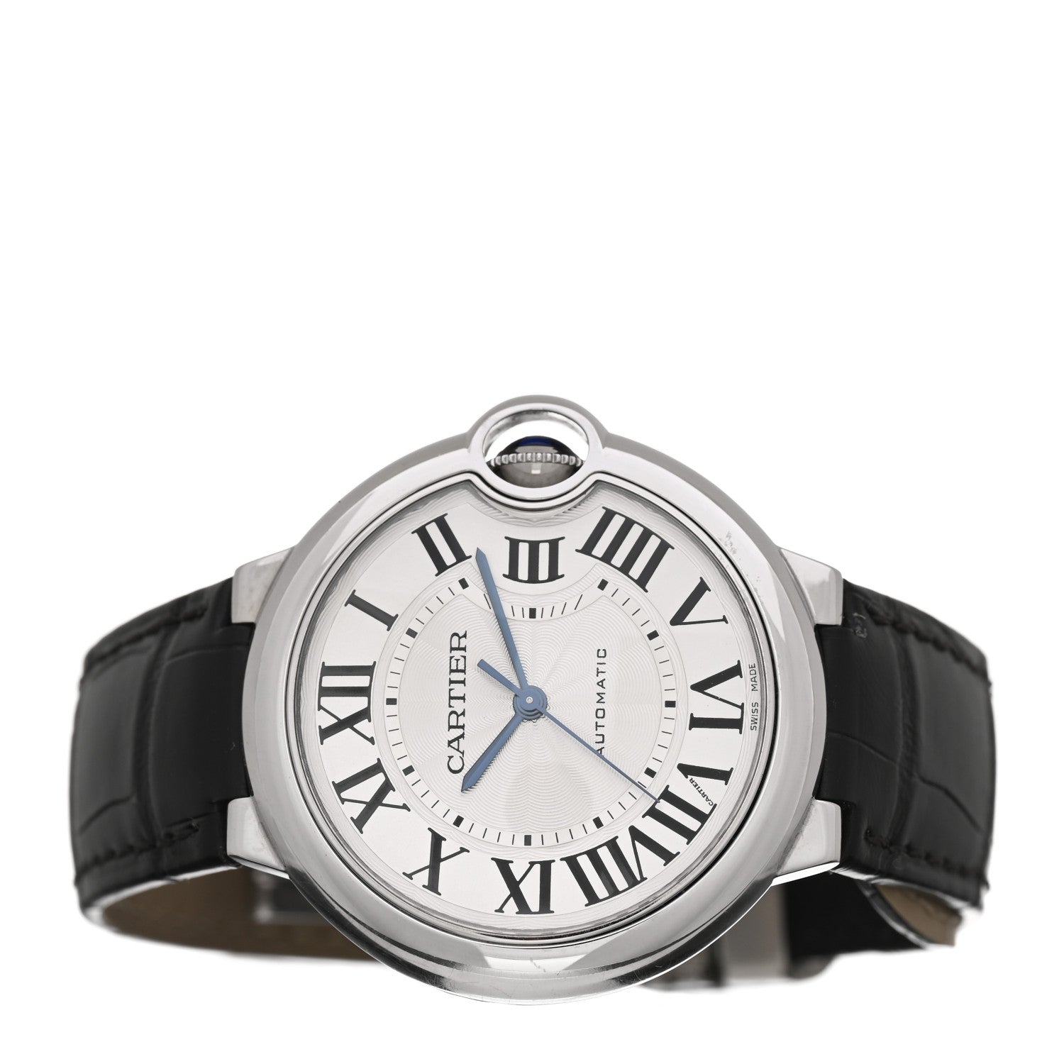 Cartier Stainless Steel Alligator 36mm Ballon Bleu De Cartier Automatic Watch 2 of 5