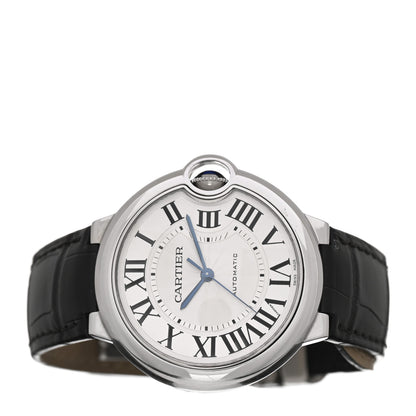 Cartier Stainless Steel Alligator 36mm Ballon Bleu De Cartier Automatic Watch 2 of 5