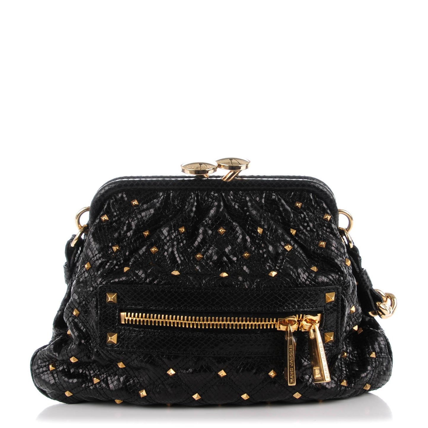 Python Embossed Little Stardust Stam Black