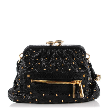 Marc Jacobs Python Embossed Little Stardust Stam Black 1 of 7