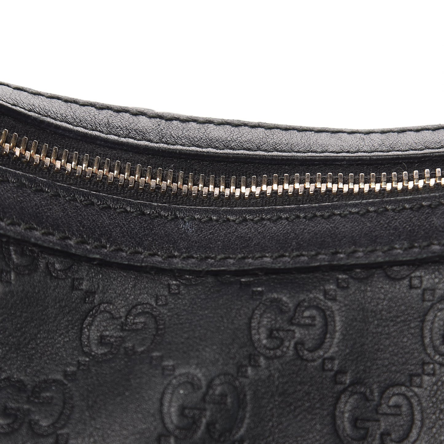 Guccissima Small Miss GG Hobo Black