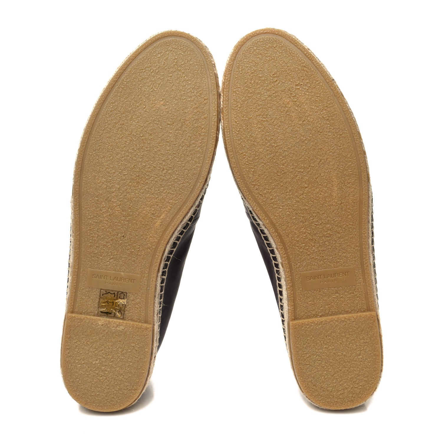 Saint Laurent Nappa Vendome Monogram Espadrilles 44 Barolo 5 of 9