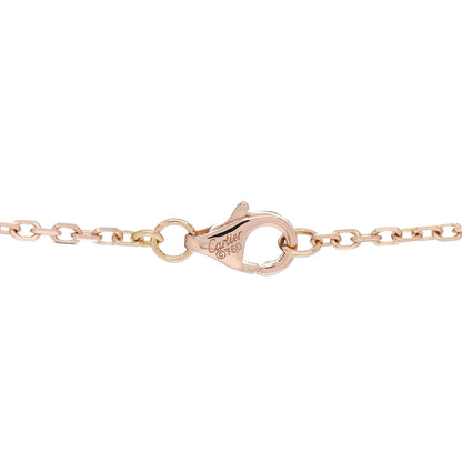 Cartier 18K Pink White Yellow Gold Diamond Trinity Pendant Necklace 4 of 4