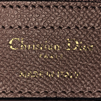 Christian Dior Grained Calfskin Saddle Bag Warm Taupe 6 of 9