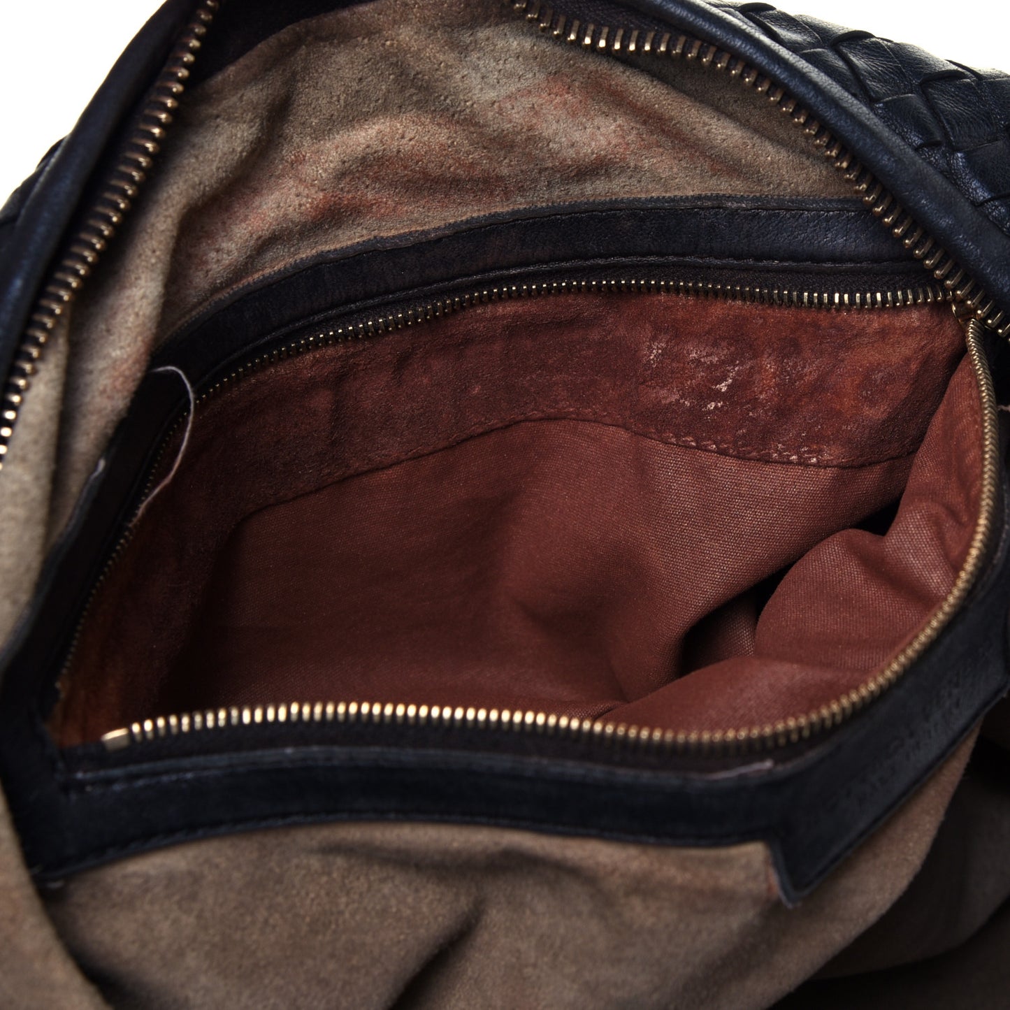 Nappa Intrecciato Large Veneta Hobo Black